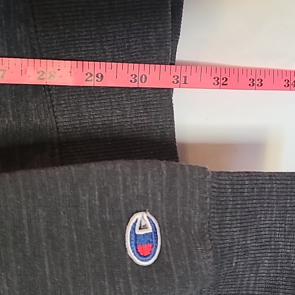 Men's Champion French Terry Crew Stealth Grey Size X Large - Picture 11 of 13